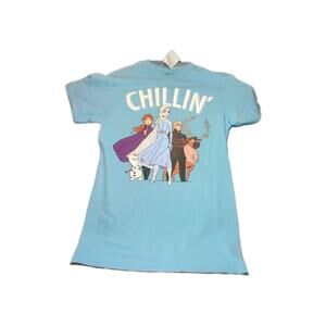 Disney~~Frozen 2~ Chillin' ~Light Blue T-Shirt BAM ~~Large